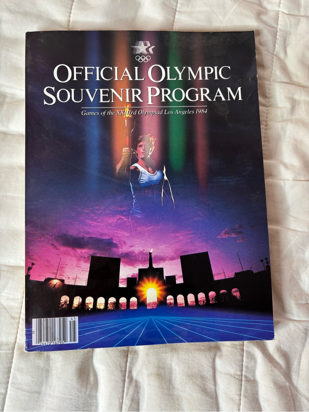 vintage 1984 Official Olympic Souvenir Program paperback Los Angeles 324pgs